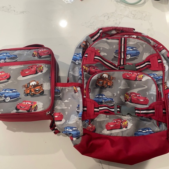 pottery barn cars backpack